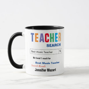 Mug Cadeau de l'enseignant de musique
