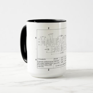 Mug cadeau de l'ingénieur de fabrication
