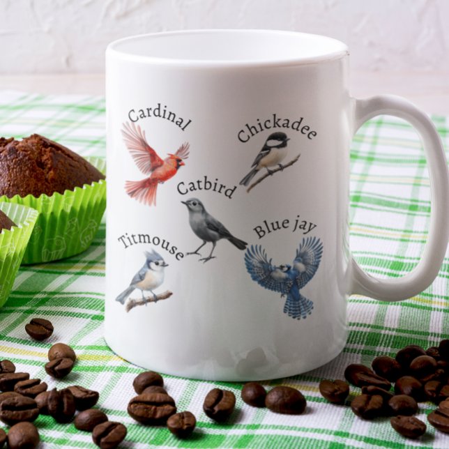 Mug Cadeau de l'observateur d'oiseaux chanteurs (Créateur téléchargé)