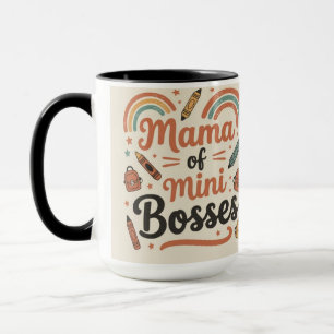Mug Cadeau de maman de mini patrons Maman Vie Mignonne