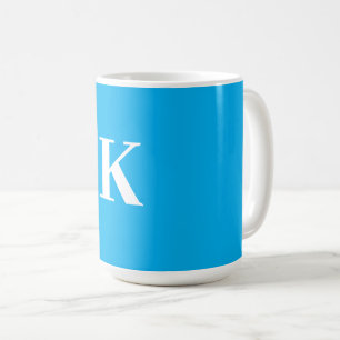 Mug Cadeau de mariage avec nom en monogramme, faveur d