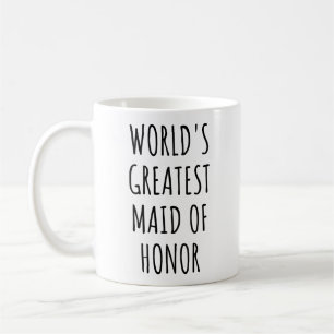 Mug Cadeau de mariage de demoiselle d'honneur le plus