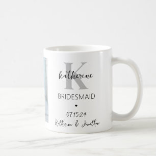 Mug Cadeau de mariage photo personnalisé pour demoisel