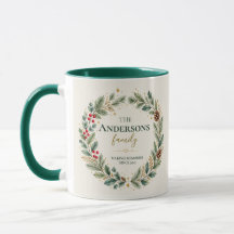 Cadeau de Mémoires de Noël du Nom de Famille