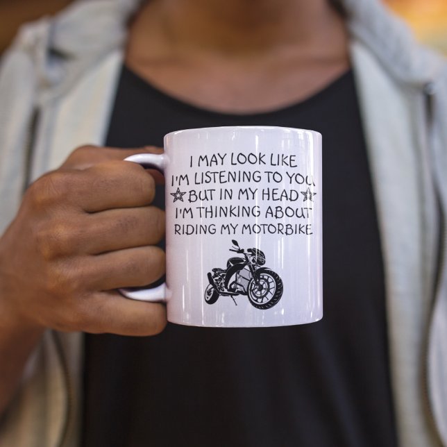 Mug Cadeau de moto, Cadeau de moto, Cadeau de moto, Ca (Créateur téléchargé)