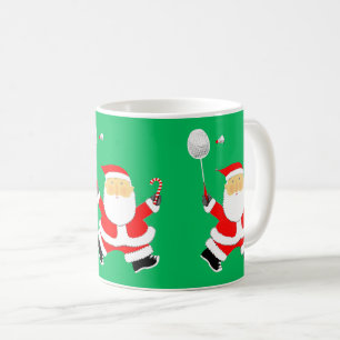 Mug Cadeau de Noël de Badminton
