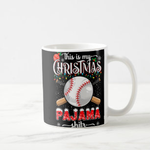 Mug Cadeau De Noël De Baseball Voici Mon Paja De Noël