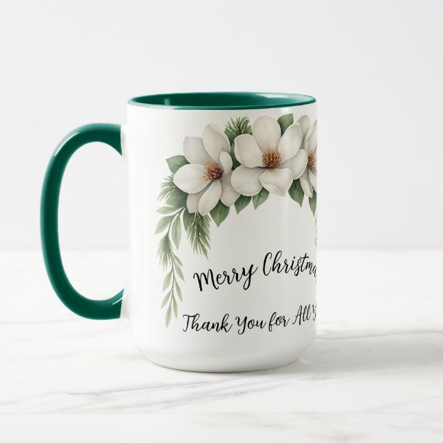 Mug Cadeau de Noël d'entreprise pour les employés (Gauche)