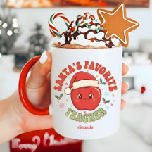 Cadeau de Noël drôle pour l'enseignant préféré du
