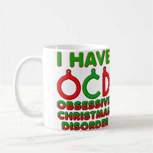 Mug Cadeau de Noël obsessionnel Trouble obsessionnel-c