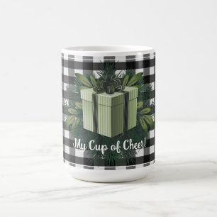Mug Cadeau de Noël Plaid Buffalo Vert