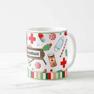 Mug Cadeau de Noël pour infirmière