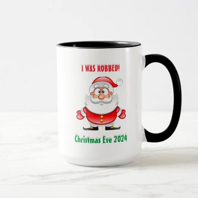 Mug cadeau de Noël - Rob Your Neighbours (Droite)