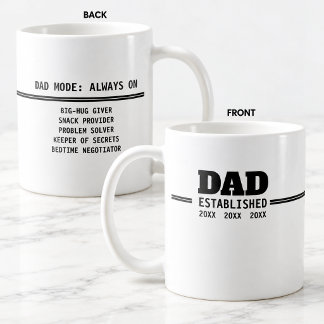 Mug Cadeau de paternité pour papa moderne établi