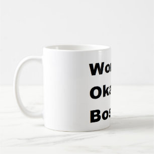 Mug Cadeau de patron d'Okayest du monde humoristique