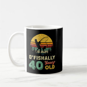 Mug Cadeau de pêche 40 ans 40e anniversaire Cool Quara