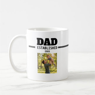 Mug Cadeau de photo de famille établi par papa