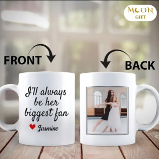 Mug Cadeau de photo et message personnalisé pour maman