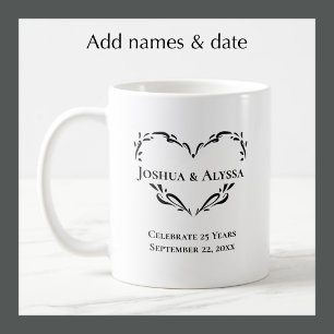 Mug Cadeau de photo personnalisé pour les 25 ans de ma