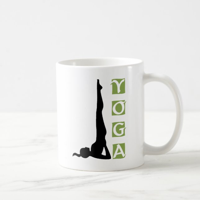 Mug Cadeau de pose de yoga d'inversion (Droite)