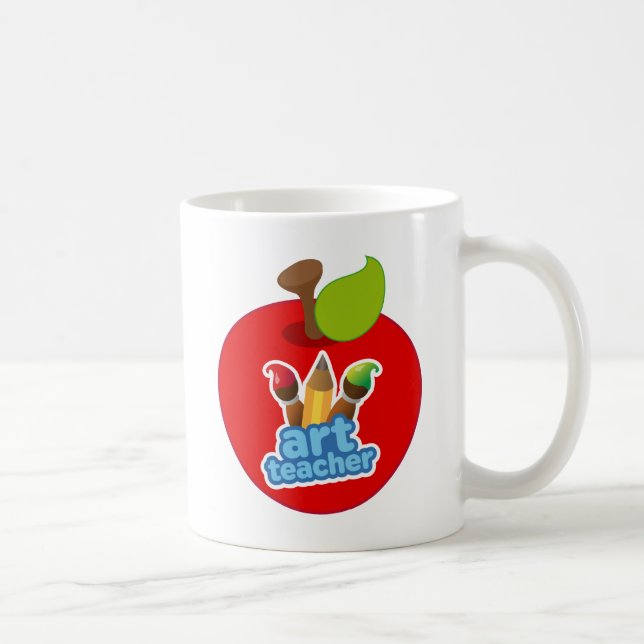 Mug Cadeau de professeur d'art (Droite)