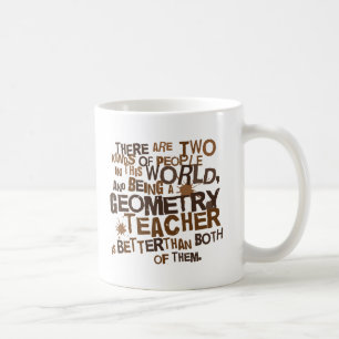 Mug Cadeau de professeur de géométrie
