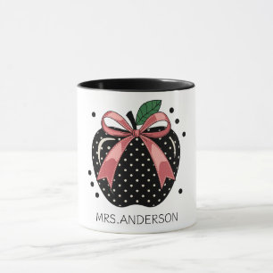 Mug Cadeau de professeur Pomme Coquette