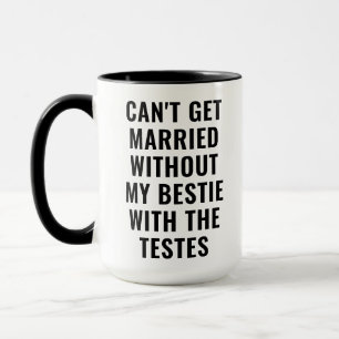 Mug Cadeau de proposition d'homme d'honneur drôle, cor