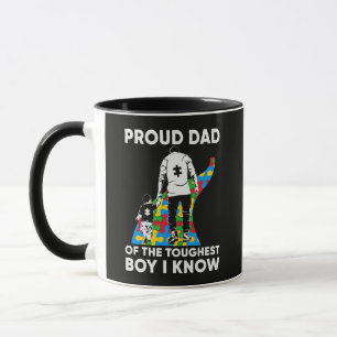 Mug Cadeau de puzzle pour papa pour la sensibilisation