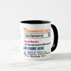 Mug cadeau de recherche optométriste