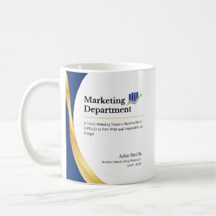 Mug Cadeau de reconnaissance du département Marketing