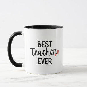 Mug Cadeau de remerciement 'Meilleur enseignant de tou