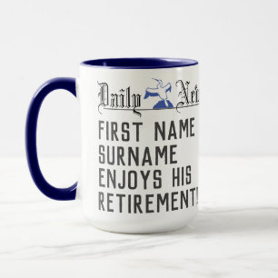 Mug Cadeau de retraite