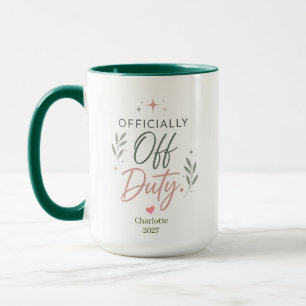 Mug Cadeau de retraite personnalisé officiellement hor