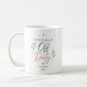 Mug Cadeau de retraite personnalisé officiellement hor
