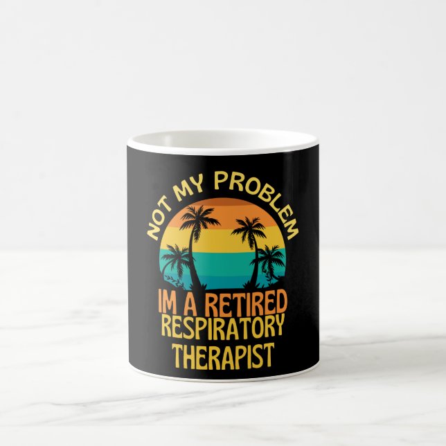 Mug Cadeau de retraite pour un thérapeute respiratoire (Centre)