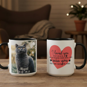 Mug Cadeau de sympathie pour chat en mémoire