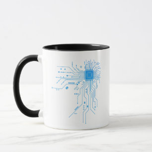 Mug Cadeau de technologie de conception de circuit de 