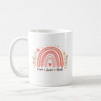Mug Cadeau de thérapeute arc-en-ciel pour travailleur