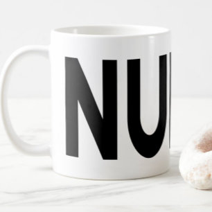 Mug Cadeau de typographie fierté profession infirmière