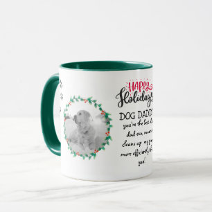 Mug Cadeau de vacances pour DOG maman ou papa ajouter 