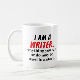Mug Cadeau d'écrivain créatif auteur romancier
