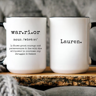 Mug Cadeau d'encouragement pour survivant avec nom de