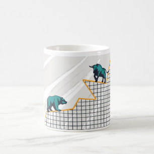 Mug Cadeau des commerçants de jour - Marché Stock