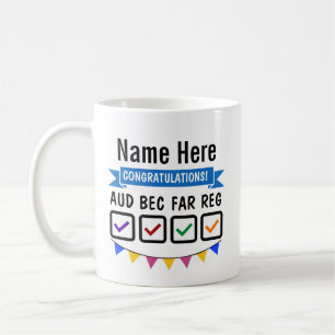 Mug Cadeau d'examens CPA Licence de comptable public c
