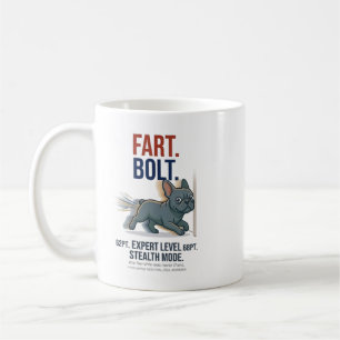 Mug Cadeau d'humour de chien boule de gaz bouledogue f