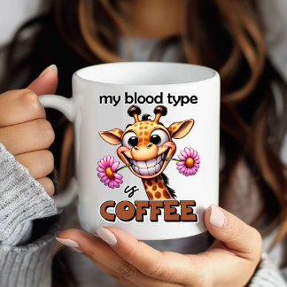Mug Cadeau d'humour de girafe hilarant pour amateur d'