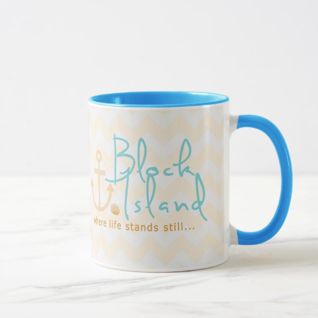 Mug Cadeau d'Île de Block (Droite)