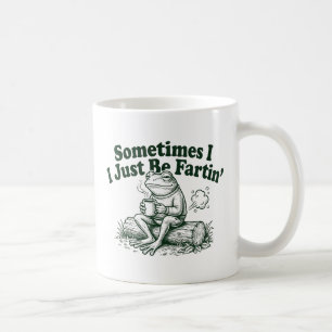 Mug Cadeau drôle de grenouille excentrique, parfois je