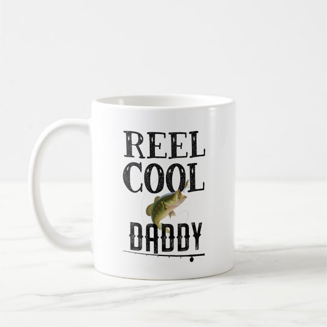 Mug Cadeau drôle de pêche de fête des pères de (Gauche)